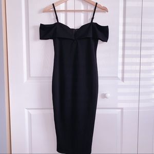 Black Off The Shoulder Dress